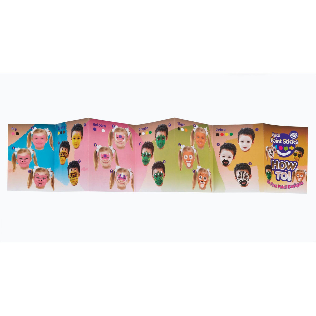 Little Brian - Face Paint Sticks Classic 12 Piece Pack