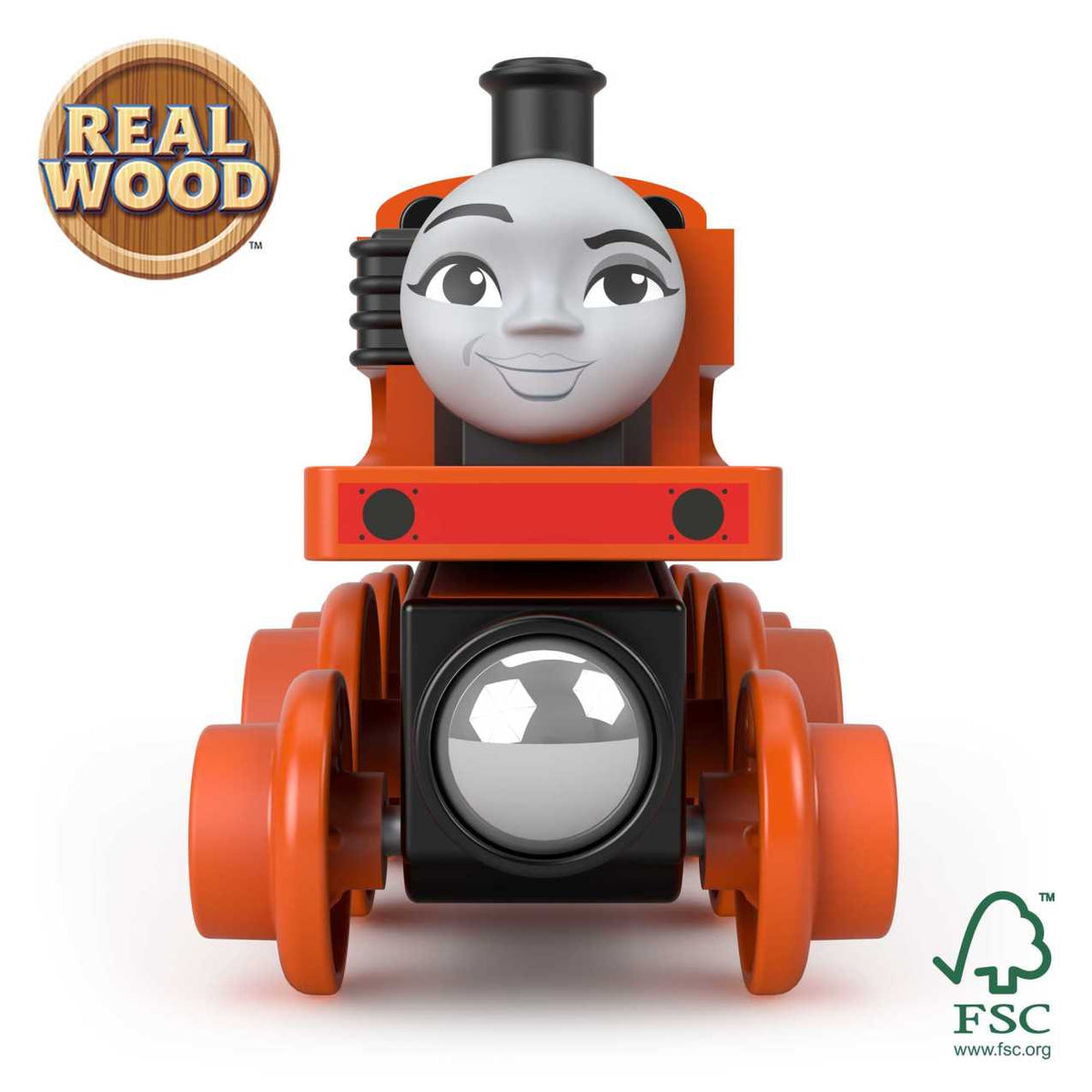 Thomas & Friends - Wooden Railway Nia Engine and Coal-Car - Fisher-Price
