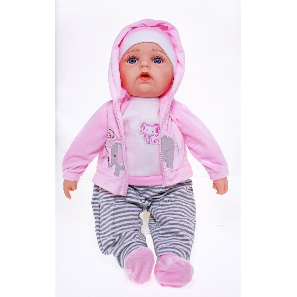 Cotton Candy - Baby Doll Aria With Light Pink Hoodie Soft Body 50cm