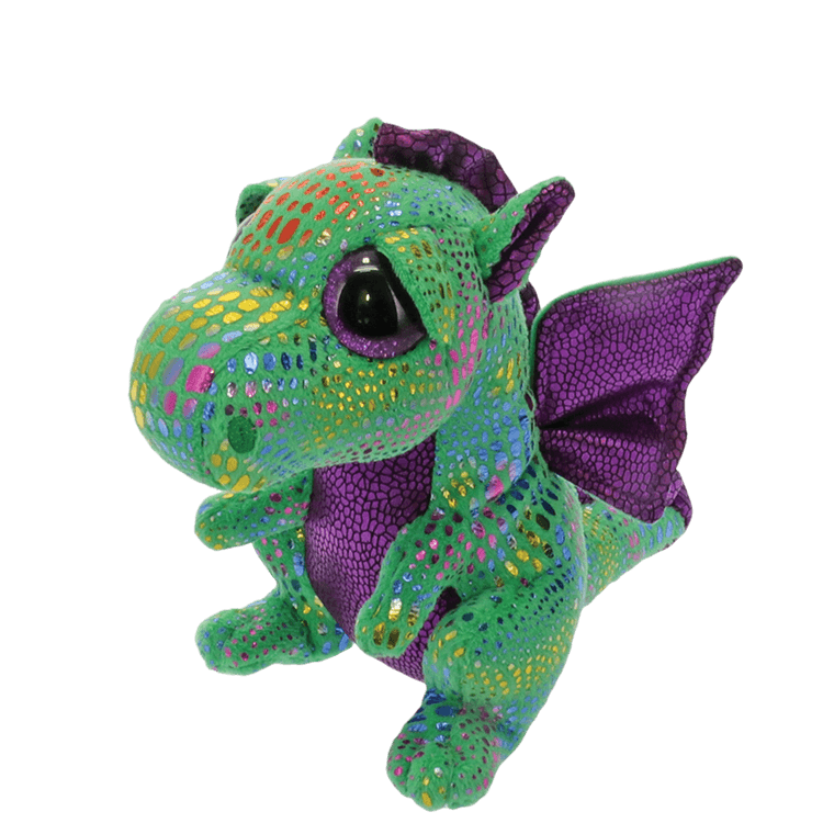 Ty - Beanie Boos - Cinder - Green Dragon - 41cm Large
