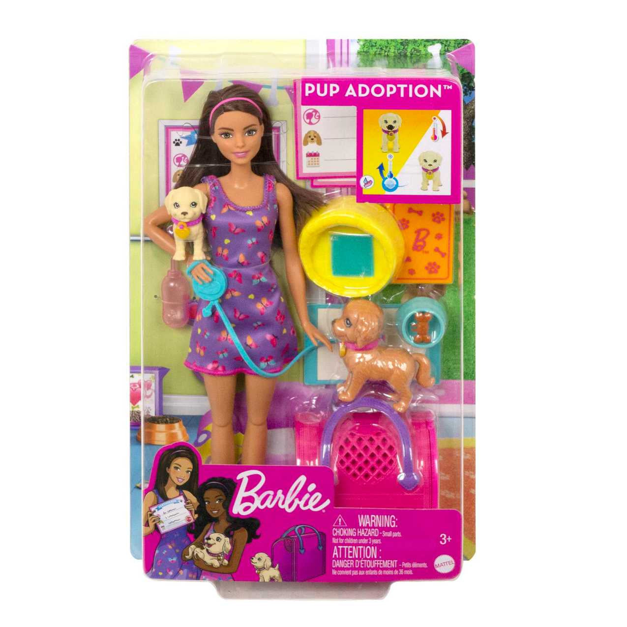 Barbie - Puppy Adoption Doll and Accessories