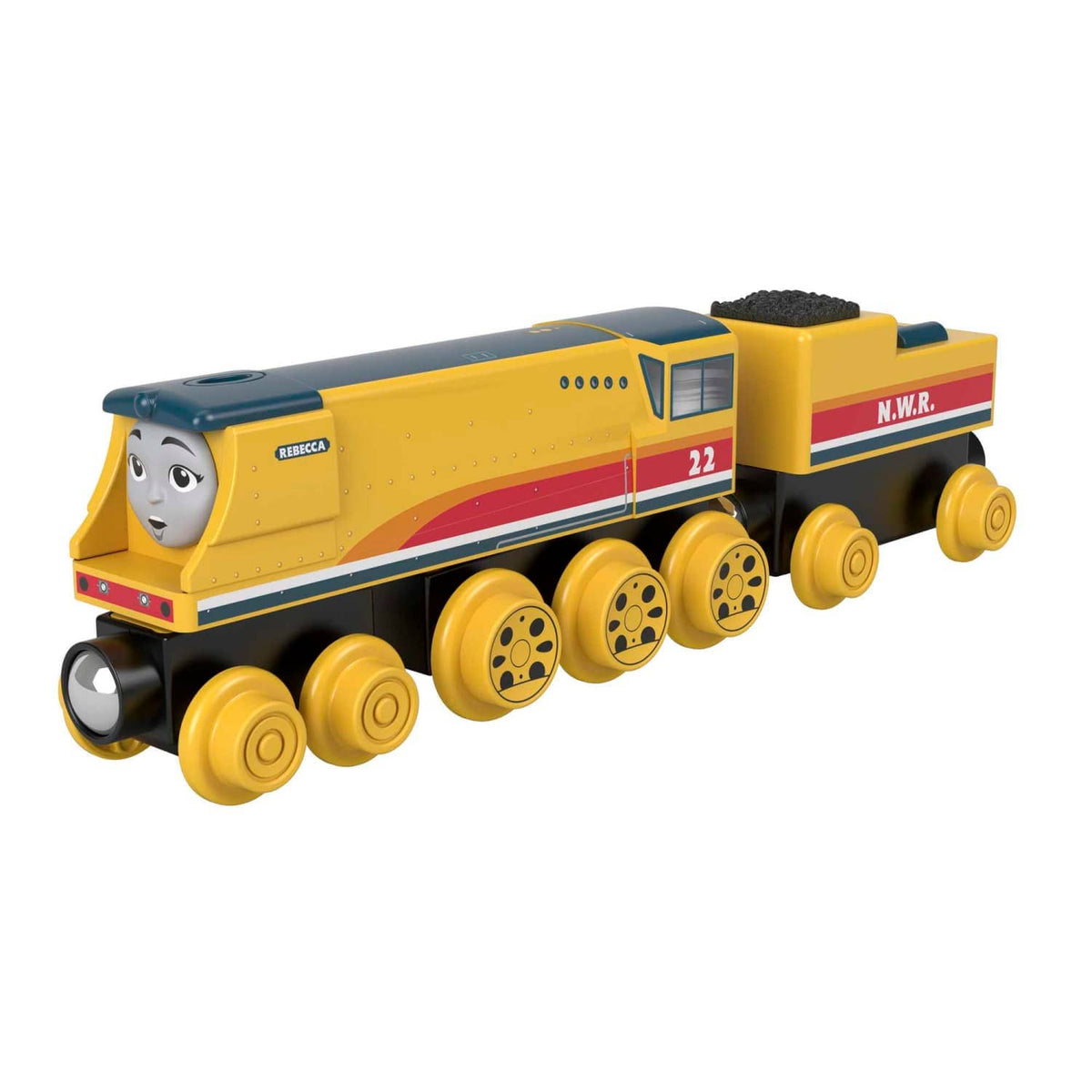 Thomas & Friends - Wooden Railway Rebecca Train Engine And Coal Car