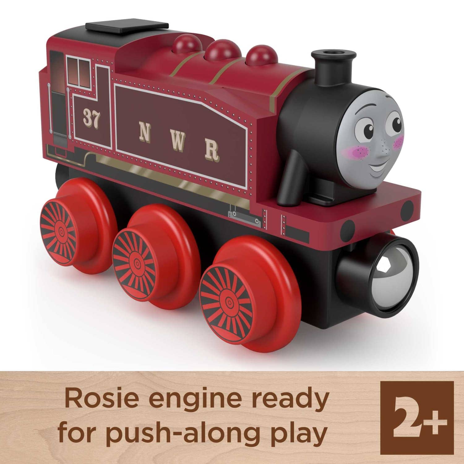Fisher-Price - Thomas & Friends Wooden Railway Rosie Engine