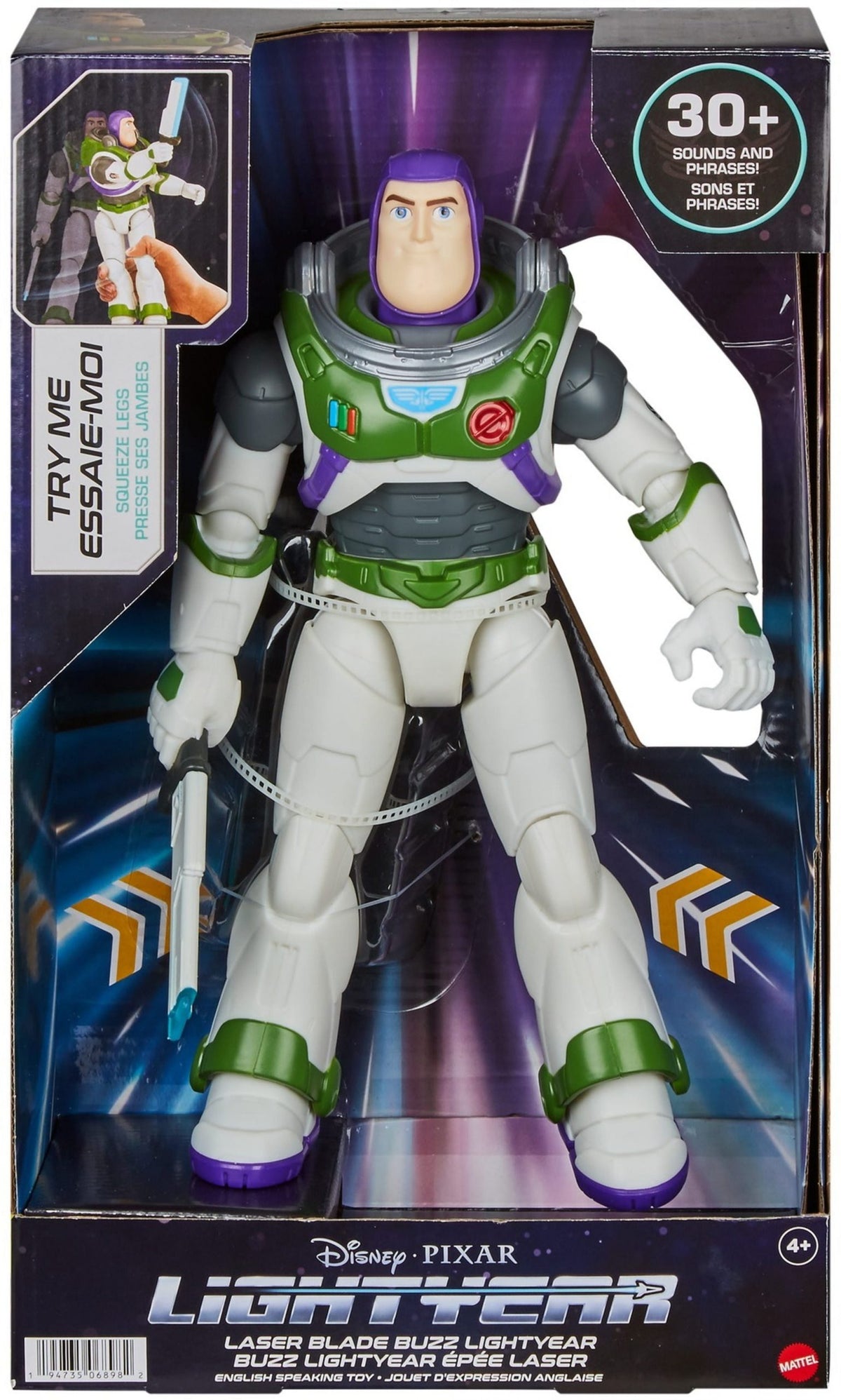 Disney Pixar - Lightyear Laser Blade Buzz Lightyear Figure Mattel