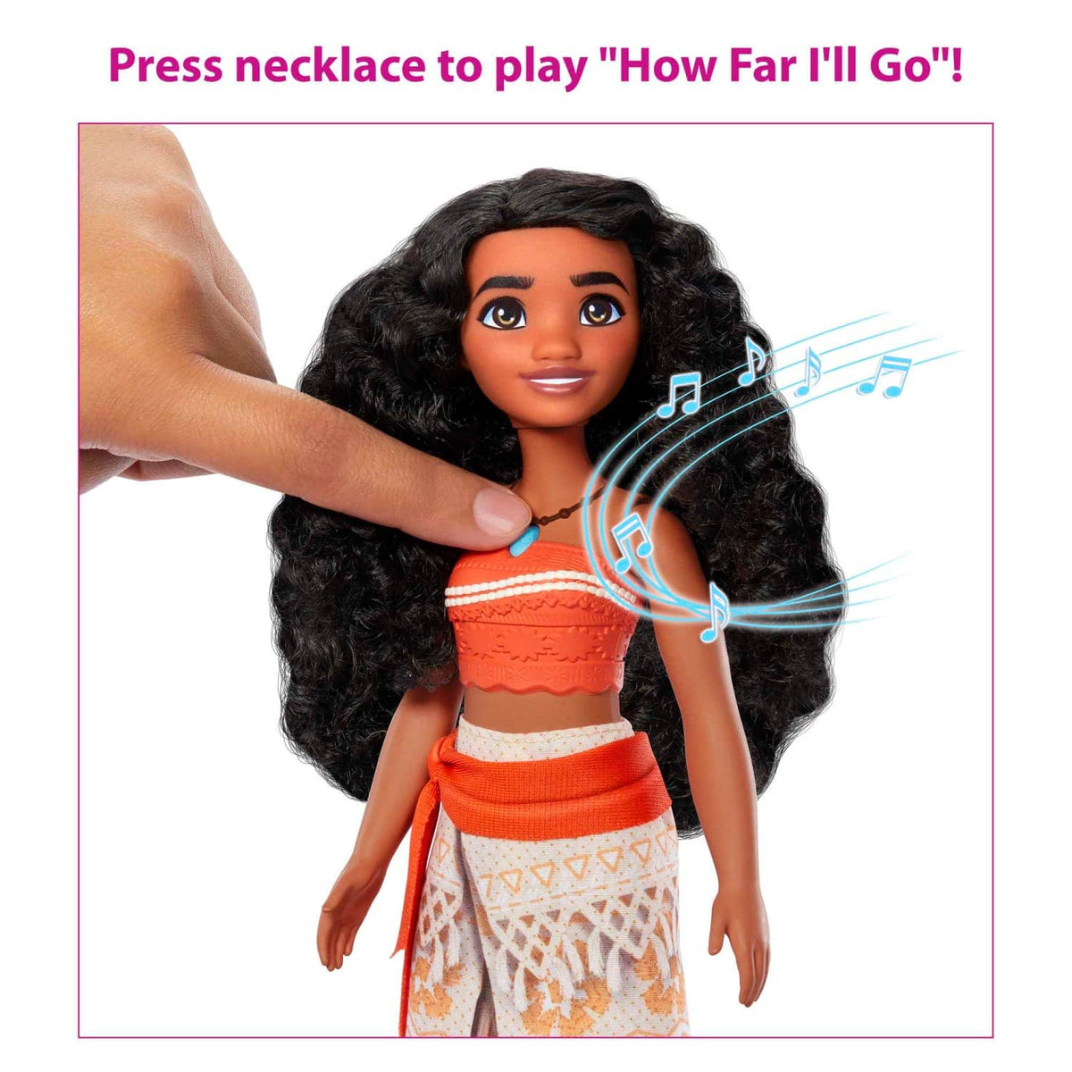 Disney - Princess Singing Moana Doll Sings Clip Of How Far I ll Go From Disney Movie