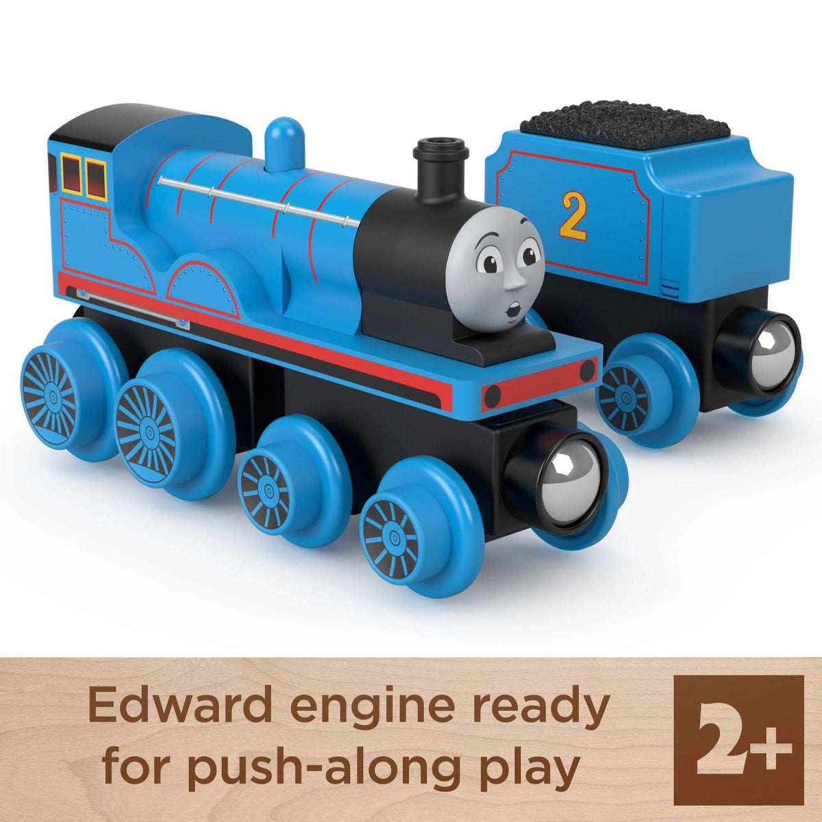 Thomas & Friends - Wooden Railway Edward Engine And Coal Car