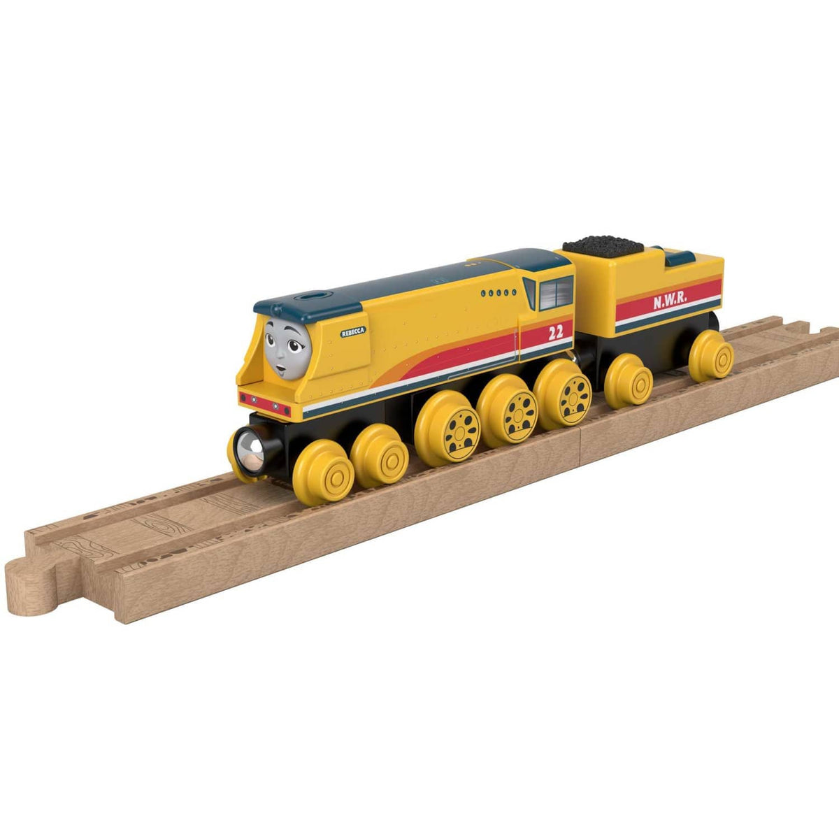 Thomas & Friends - Wooden Railway Rebecca Train Engine And Coal Car