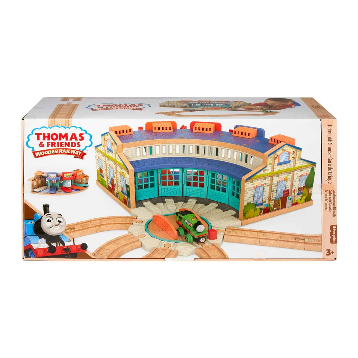 Thomas & Friends - Wooden Railway Tidmouth Sheds Starter Train Set