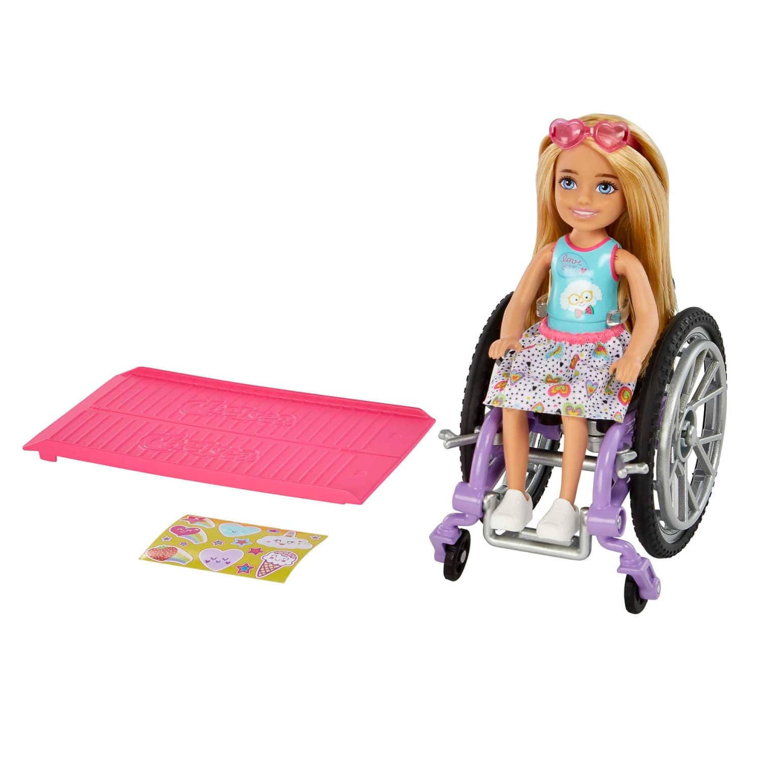 Barbie - Chelsea Doll (blonde) & Wheelchair Toy For 3 Year Olds & Up