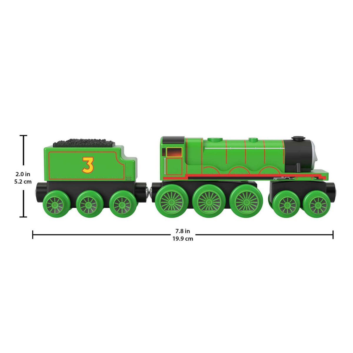 Thomas & Friends - Wooden Railway Henry Engine And Coal Car