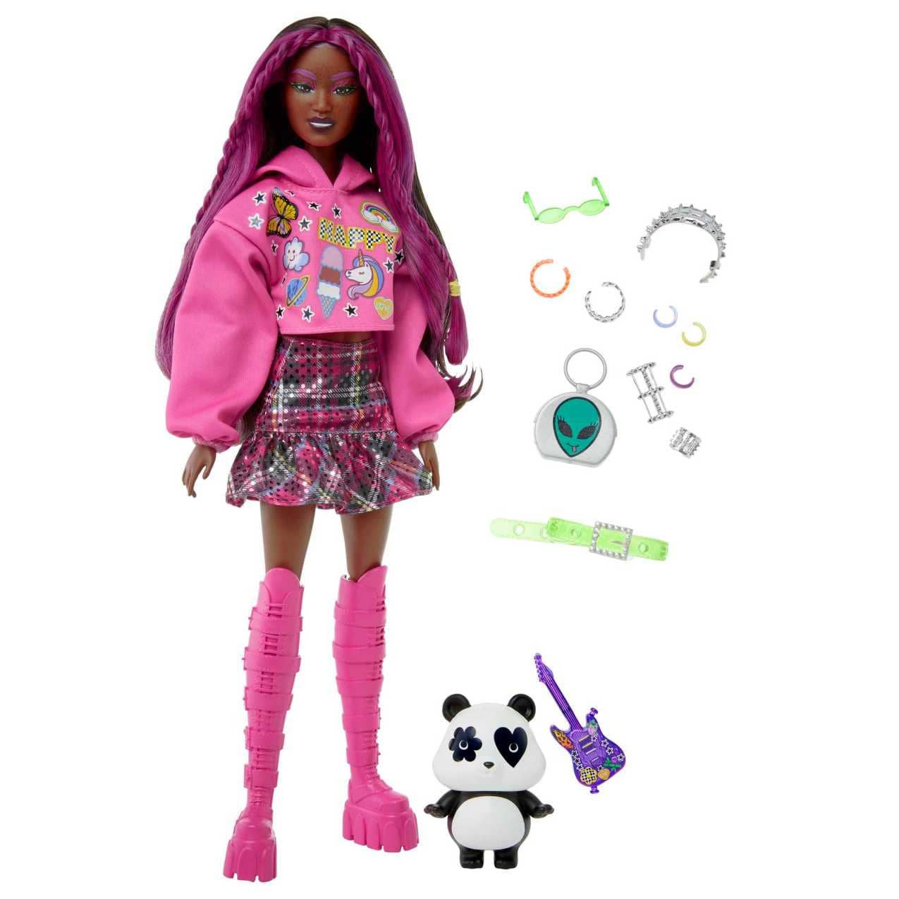 Barbie - Doll With Pet Panda Barbie Extra Kids Toys And Gifts