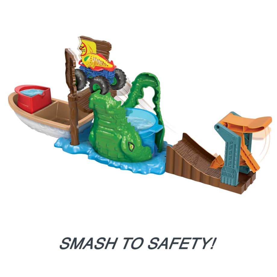 Hot Wheels - Monster Trucks Swamp Chomp Playset