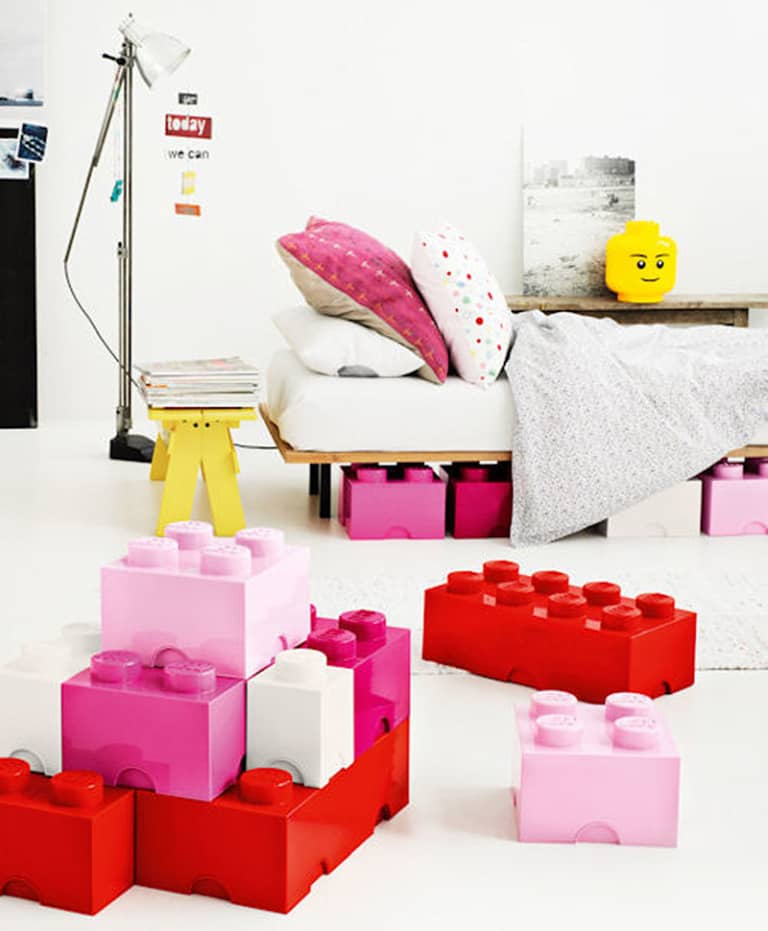LEGO® Storage Brick 8 Light Pink - Room Copenhagen