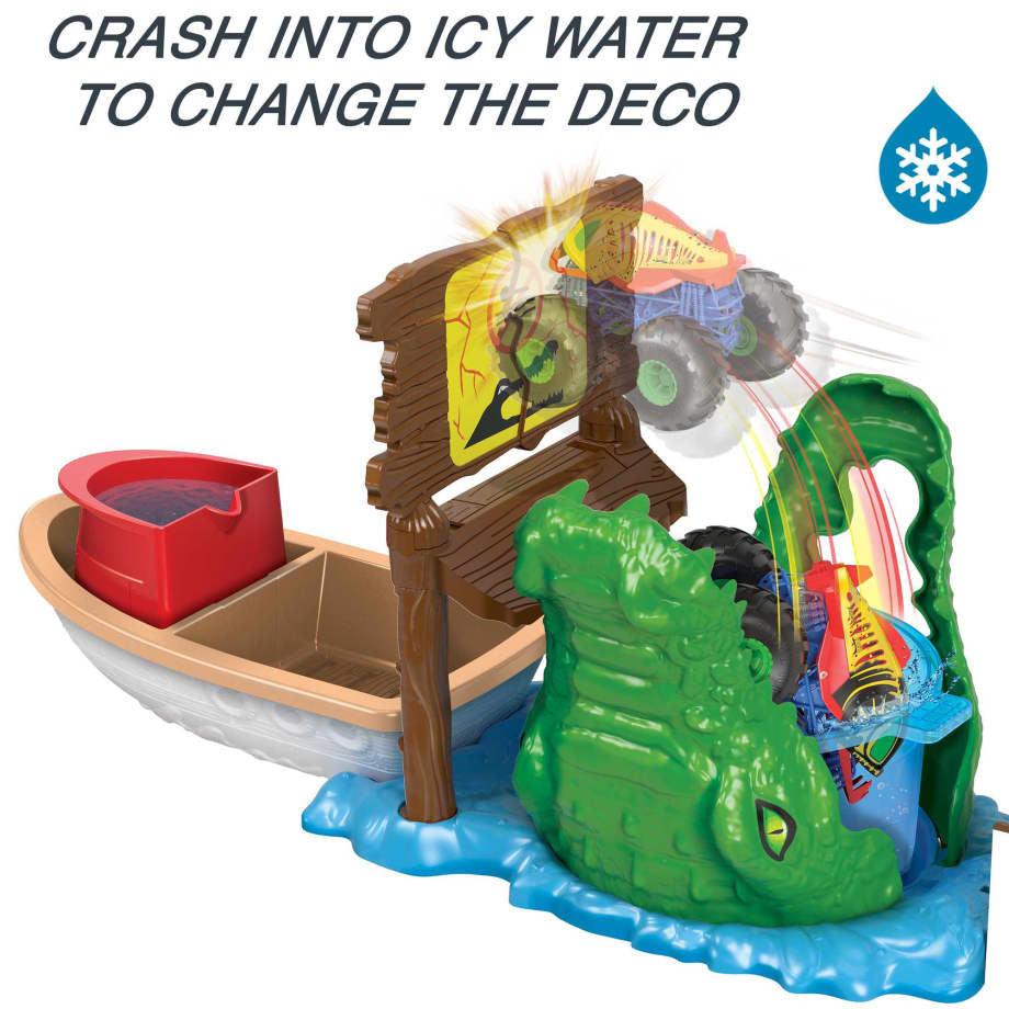 Hot Wheels - Monster Trucks Swamp Chomp Playset