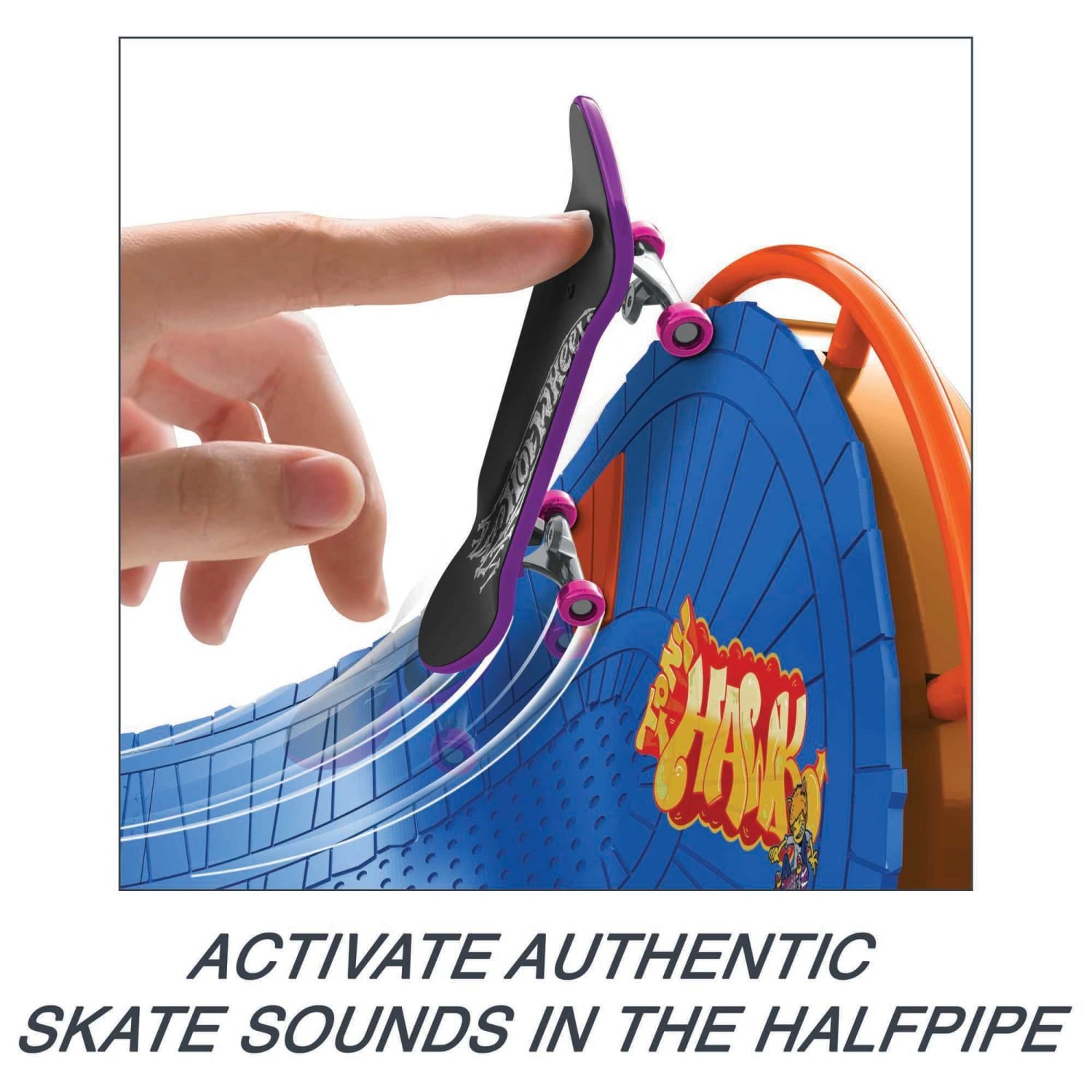 Hot Wheels - Skate Amusement Park Skate Set With Fingerboard & Pair Of Skate Shoes