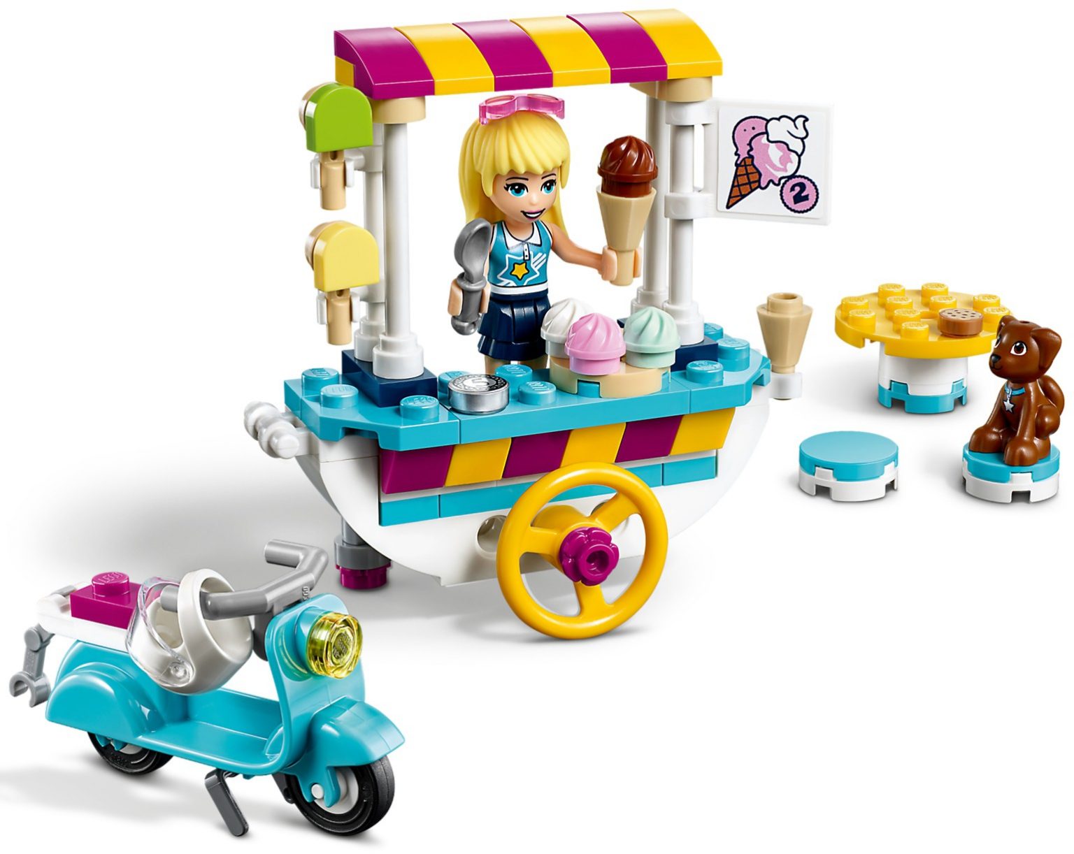 Lego 41389 Ice Cream Cart Friends Tates Toys Australia The Best