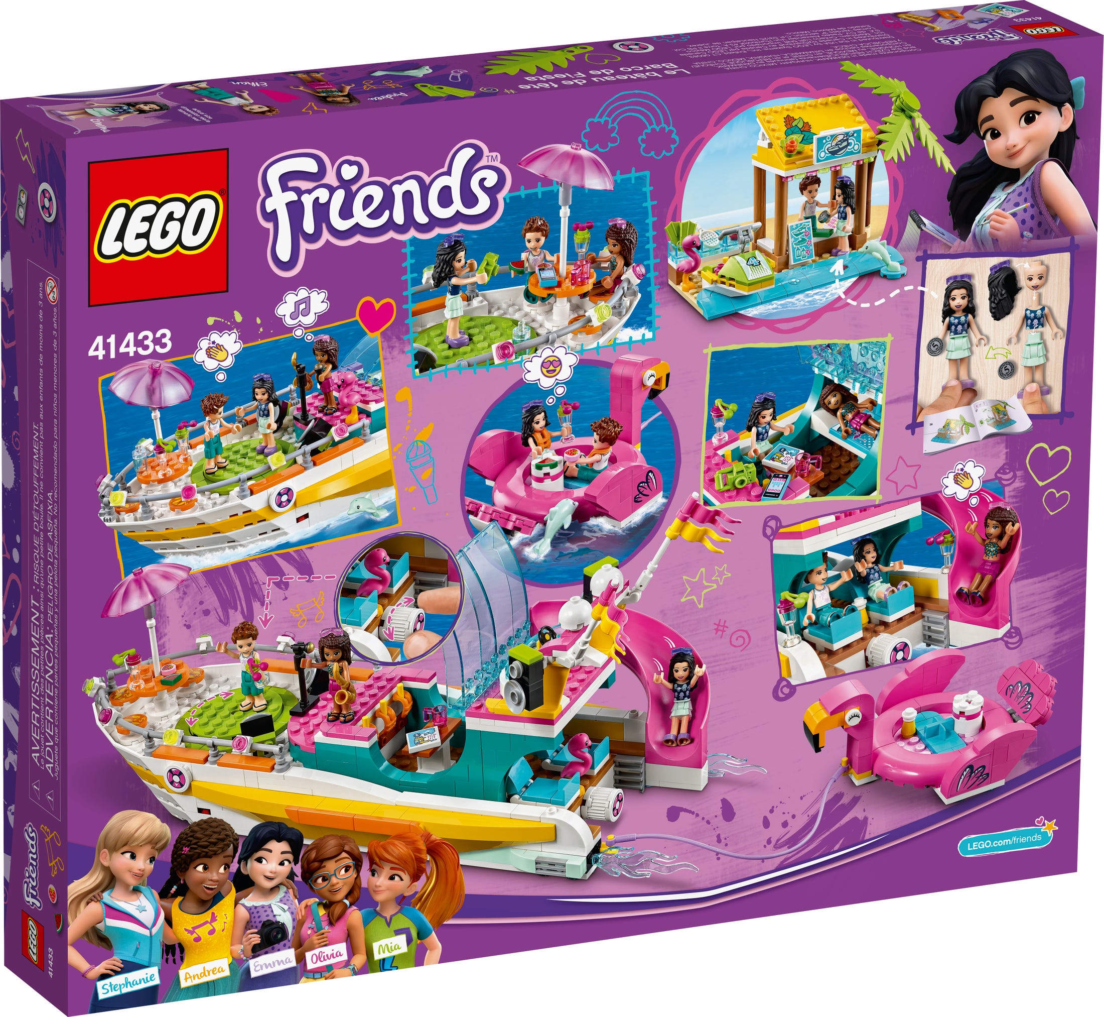 LEGO 41433 Party Boat - Friends - Tates Toys Australia - Great Toys at ...