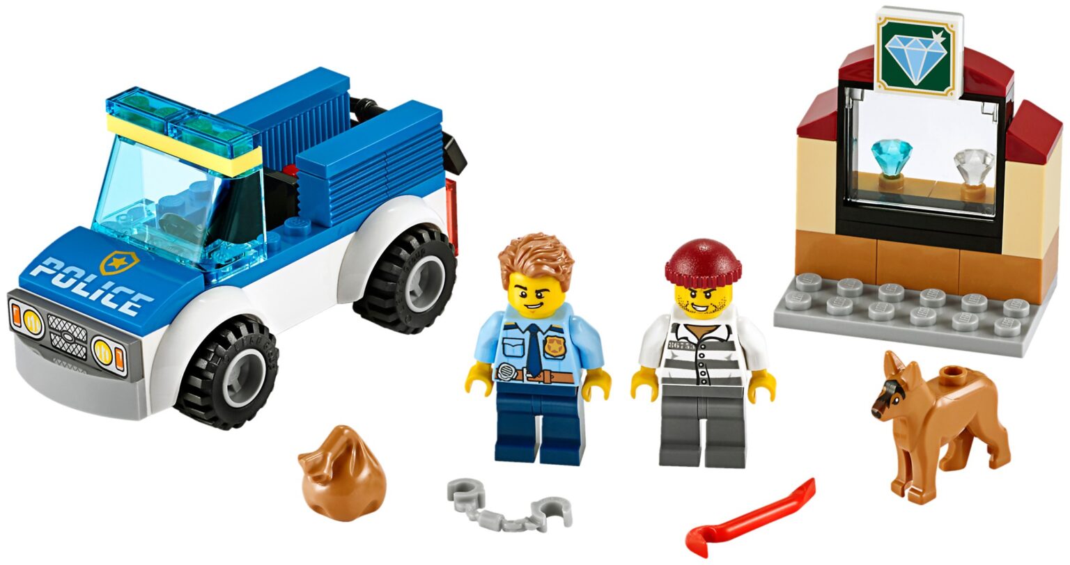 Конструктор lego city police 60241 полицейский отряд с собакой