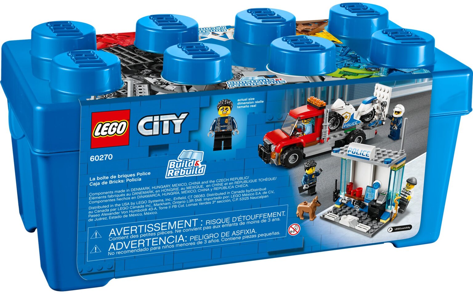 lego city police brick box 2in1 set 60270