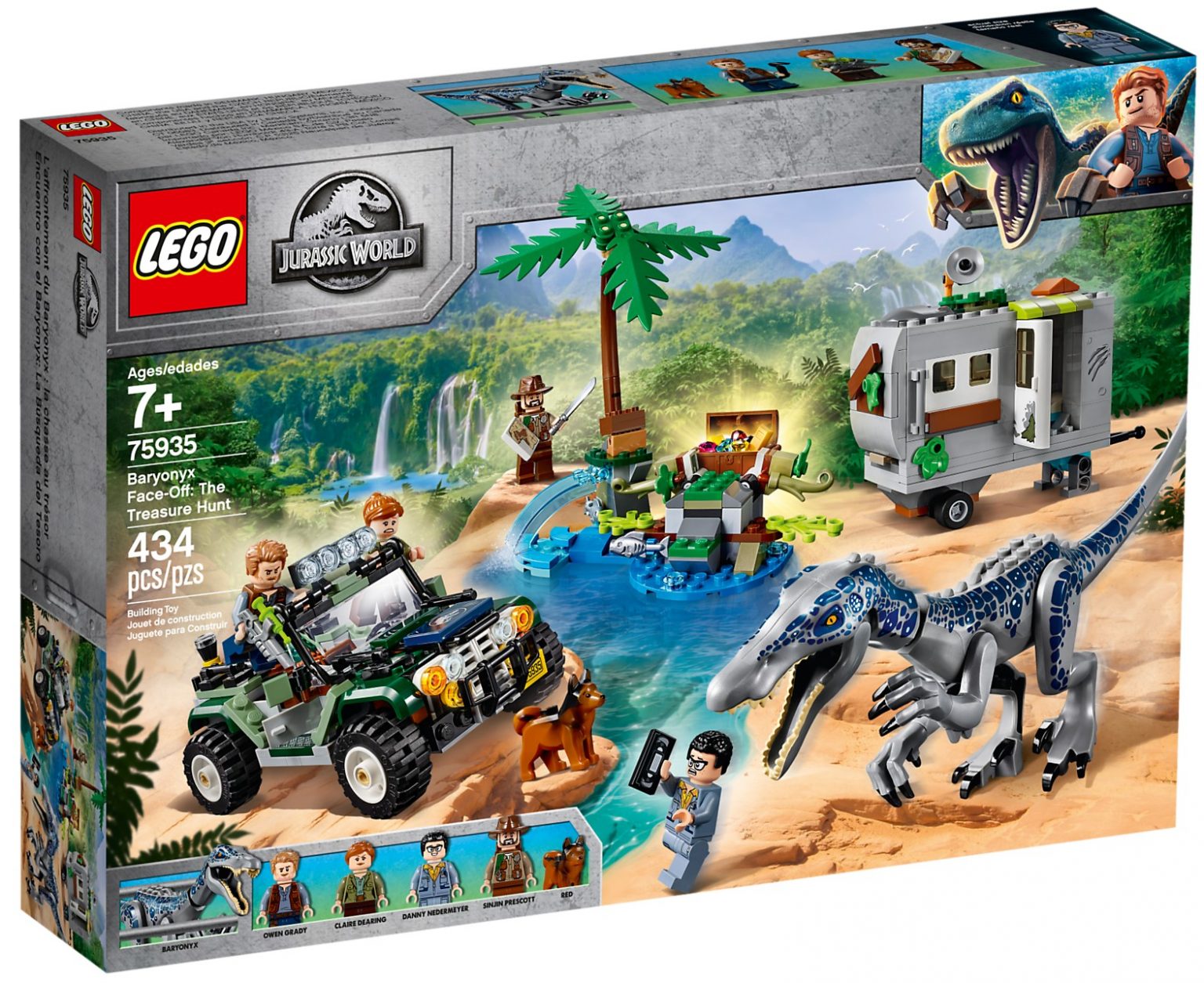 Lego 75935 Baryonyx Face Off The Treasure Hunt Jurassic World