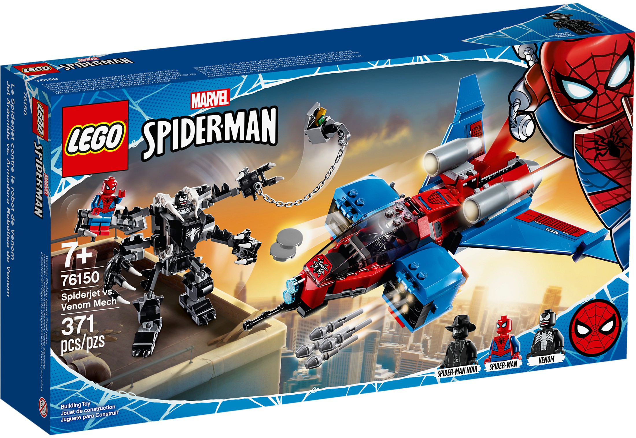 LEGO 76150 Spiderjet vs. Venom Mech - Marvel Super Heroes Super Heroes ...