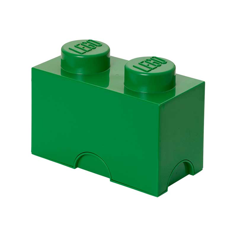 Lego Storage Brick 2 Green Let60710 - Tates Toys Australia - Great Toys 