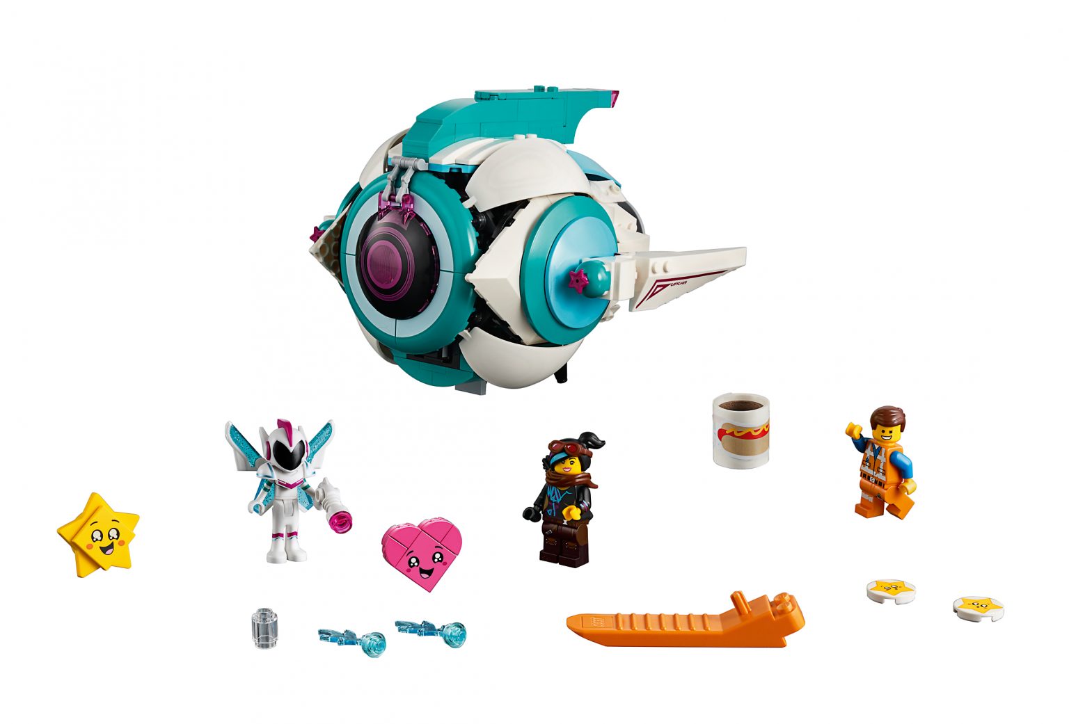 LEGO 70830 Sweet Mayhem's Systar Starship! - THE LEGO MOVIE 2 - Tates ...