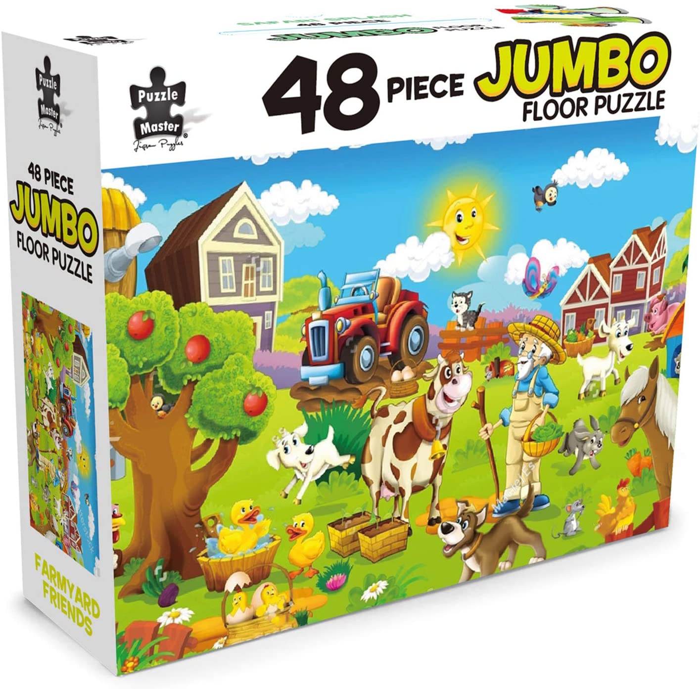 Puzzle Master Farmyard Friends 48 Piece Jumbo Floor Puzzle Puzzle 