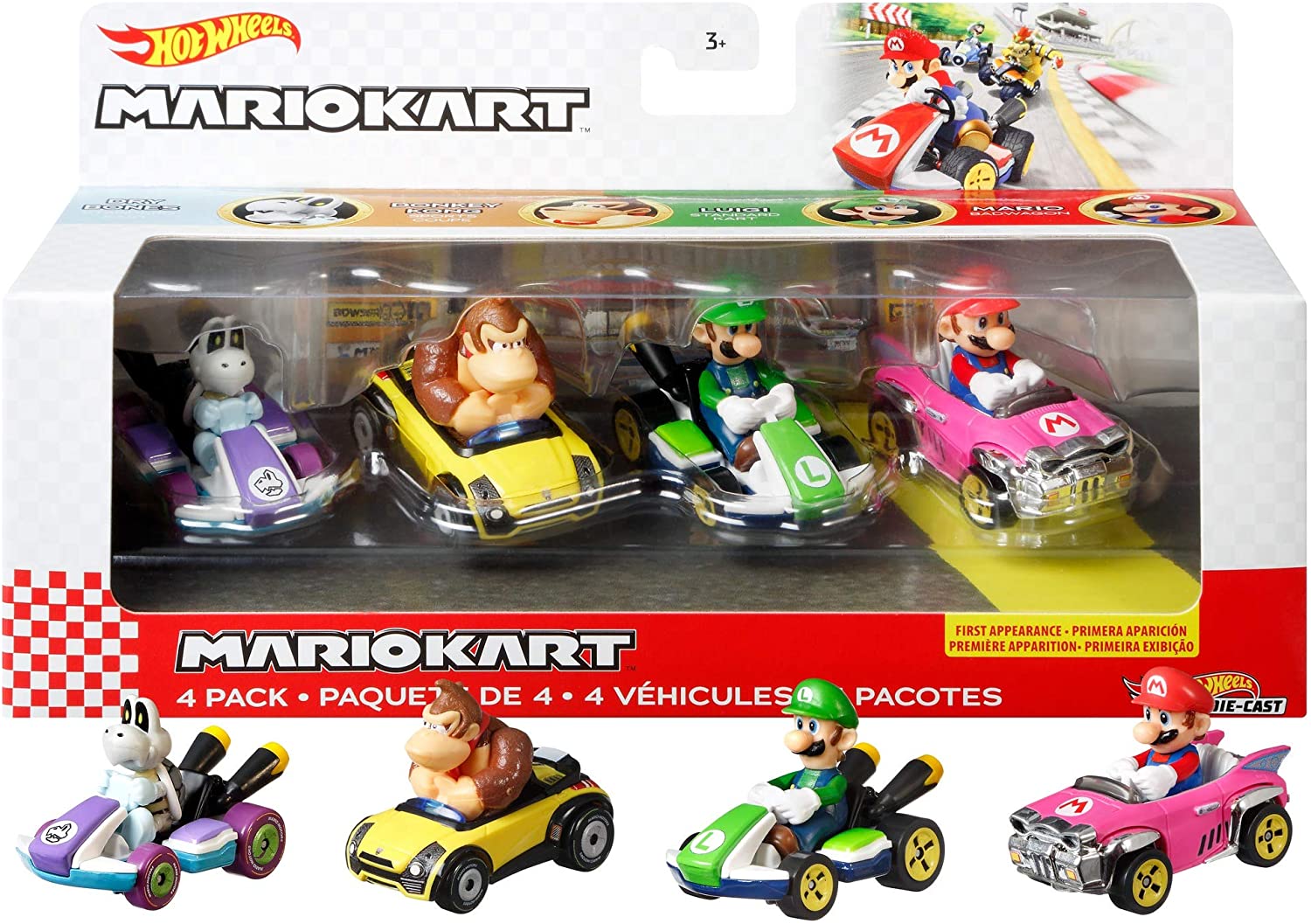 hot wheels mario kart vehicles