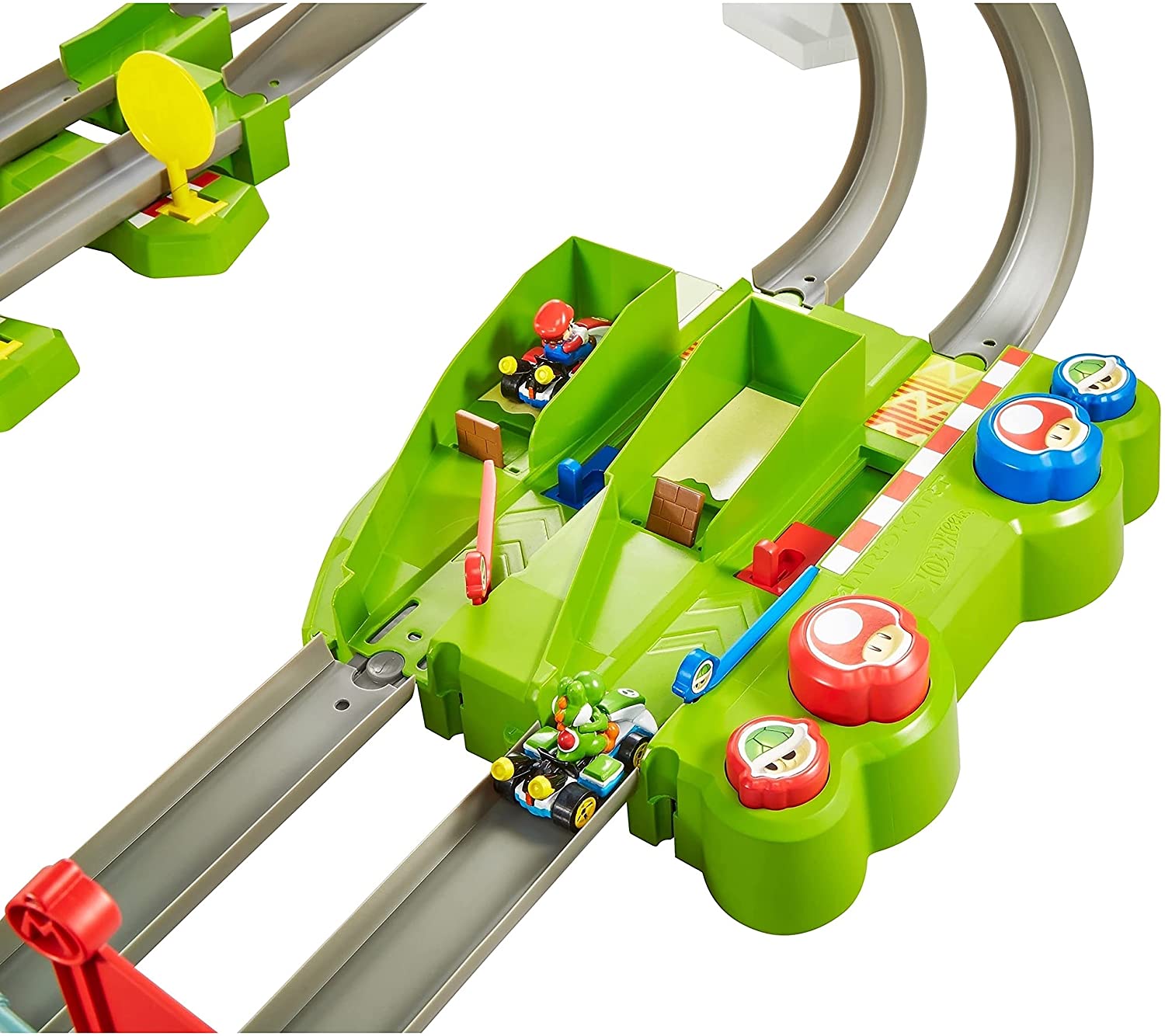 mario kart hot wheels track batteries