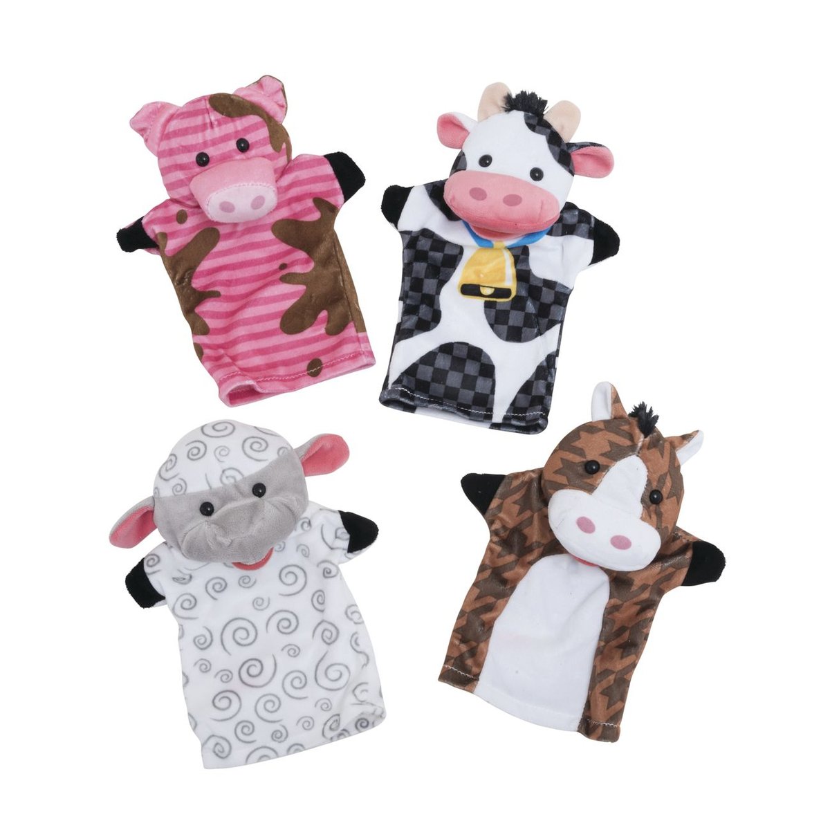 Melissa & Doug – 4 X Hand Puppets Set Farm Friends – Tates Toys ...