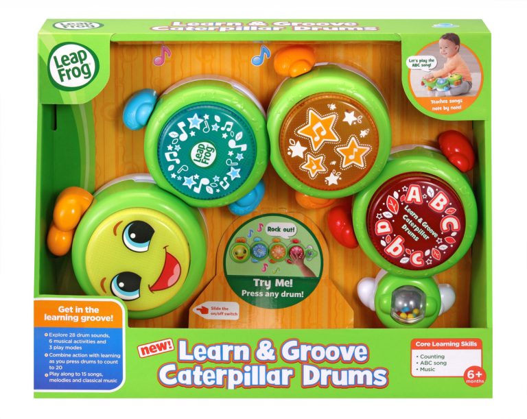 VTech - Leapfrog - Learn And Groove Caterpillar Drums TN80-610203006 ...