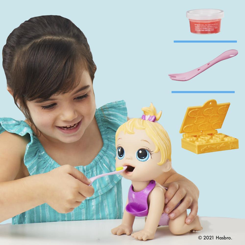 Baby Alive Lil Snacks Doll Eats And Poops 8 inch Baby Doll With Snack Mold Toy For Kids Ages 3 And Up Blonde Hair Hasbro Tates Toys Australia The Best