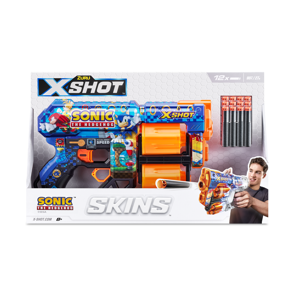 Zuru Xshot Skins Sonic The Hedgehog – Tates Toys Australia – The Best