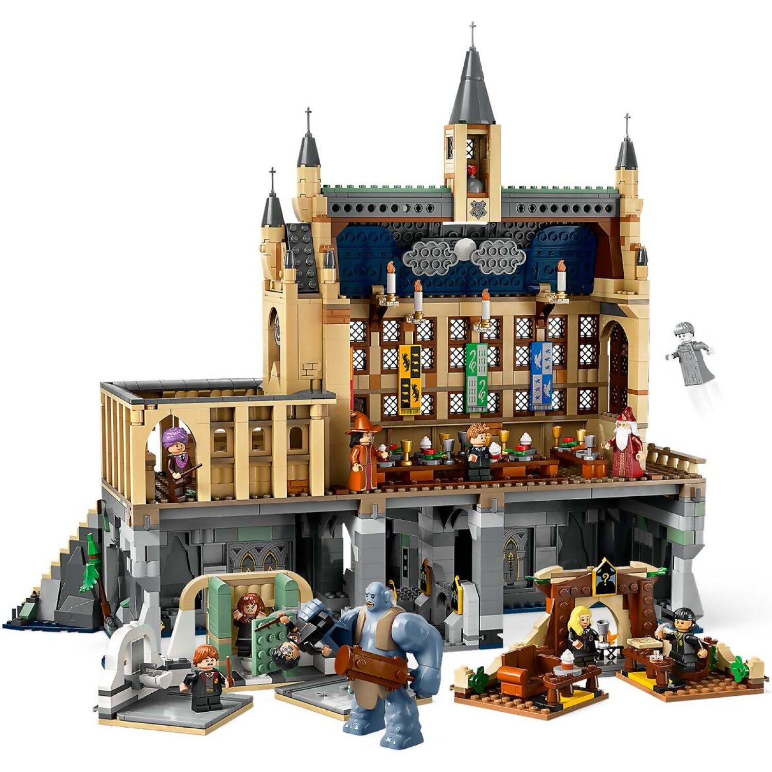 LEGO 76435 Hogwarts Castle: The Great Hall – Harry Potter – Tates Toys ...