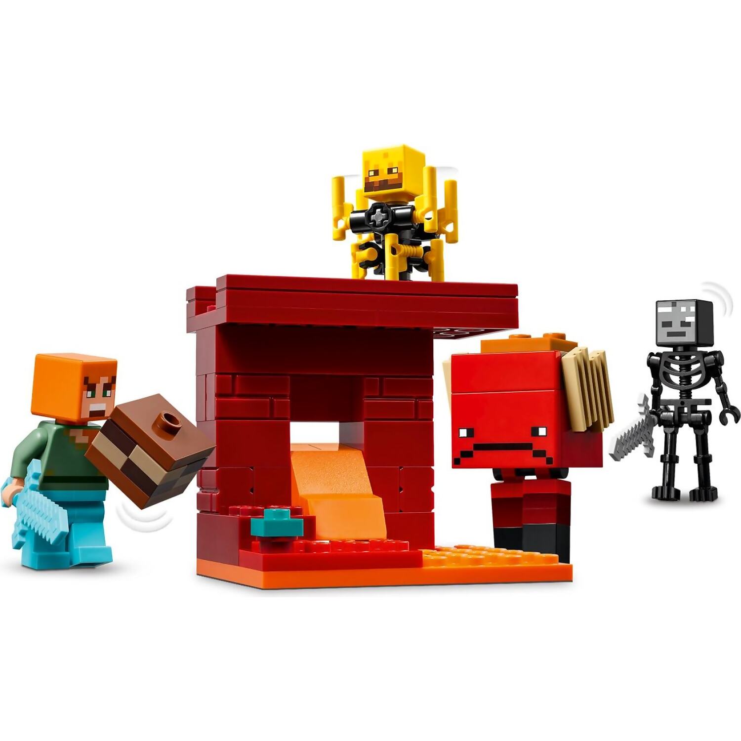 Lego 21266 The Nether Lava Battle – Minecraft – Tates Toys Australia 